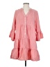 Faherty 100% Cotton Pink Casual Dress Size S - photo 1