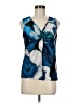 Ann Taylor LOFT Blue Sleeveless Blouse Size 6 - photo 1