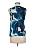 Ann Taylor LOFT Blue Sleeveless Blouse Size 6 - photo 2