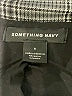 Something Navy Plaid Gray Blazer Size S - photo 6