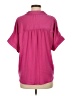 Fever 100% Polyester Pink Short Sleeve Blouse Size M - photo 2