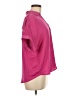 Fever 100% Polyester Pink Short Sleeve Blouse Size M - photo 4