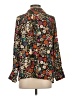 Status 100% Polyester Floral Brown 3/4 Sleeve Blouse Size S - photo 2