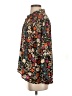 Status 100% Polyester Floral Brown 3/4 Sleeve Blouse Size S - photo 5