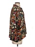 Status 100% Polyester Floral Brown 3/4 Sleeve Blouse Size S - photo 4