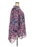 Boutique + 100% Polyester Paisley Blue 3/4 Sleeve Blouse Size 2X - photo 4