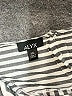 Alyx 100% Rayon Stripes Multi Color Gray 3/4 Sleeve Blouse Size XXL - photo 7