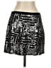 Theory 100% Silk Graphic Silver Silk Skirt Size 4 - photo 1