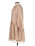 H&M 100% Polyester Tan Casual Dress Size S - photo 5