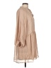 H&M 100% Polyester Tan Casual Dress Size S - photo 4