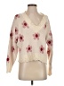 Brooklyn Karma Floral Ivory Pullover Sweater Size S - photo 1