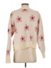 Brooklyn Karma Floral Ivory Pullover Sweater Size S - photo 2