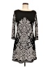 Mt Collection Paisley Black Cocktail Dress Size M - photo 1
