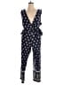 NY Collection Paisley Blue Jumpsuit Size 2X - photo 1