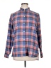Rivet & Thread Plaid Blue Long Sleeve Blouse Size XL - photo 1