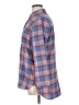 Rivet & Thread Plaid Blue Long Sleeve Blouse Size XL - photo 5