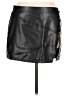 Superdown 100% Polyester Black Faux Leather Skirt Size M - photo 1