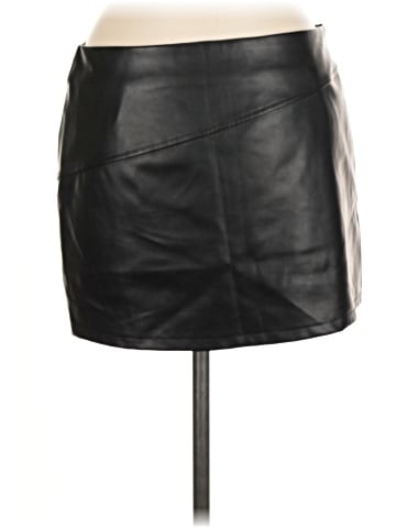 Superdown Faux Leather Skirt (view 2)