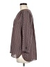 NYDJ 100% Recycled Polyester Brown 3/4 Sleeve Blouse Size M - photo 5