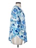 Alfred Dunner Blue 3/4 Sleeve Blouse Size S - photo 4