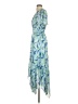 Ramy Brook 100% Polyester Tropical Blue Cocktail Dress Size 0 - photo 5