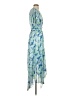 Ramy Brook 100% Polyester Tropical Blue Cocktail Dress Size 0 - photo 4