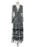 Old Navy 100% Polyester Paisley Black Casual Dress Size S - photo 1