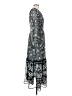 Old Navy 100% Polyester Paisley Black Casual Dress Size S - photo 4