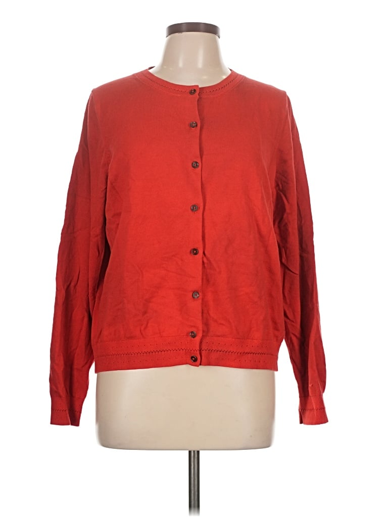 Pre-owned Boden Cardigan Sweater In Red