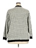 Eccotoo Checkered-gingham Gray Cardigan Size 2X - photo 2