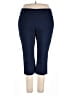 JM Collection Solid Blue Active Pants Size 2X - photo 1