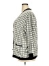 Eccotoo Checkered-gingham Gray Cardigan Size 2X - photo 5