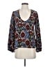 Lovers + Friends 100% Polyester Blue 3/4 Sleeve Blouse Size S - photo 1