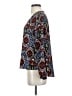 Lovers + Friends 100% Polyester Blue 3/4 Sleeve Blouse Size S - photo 5