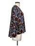 Lovers + Friends 100% Polyester Blue 3/4 Sleeve Blouse Size S - photo 4
