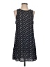 Armani Exchange 100% Polyester Graphic Black Casual Dress Size 2 - photo 1
