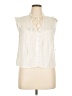 Intermix Ivory Sleeveless Blouse Size XL - photo 1