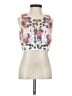 Xscape 100% Polyester White Sleeveless Blouse Size 2 - photo 1