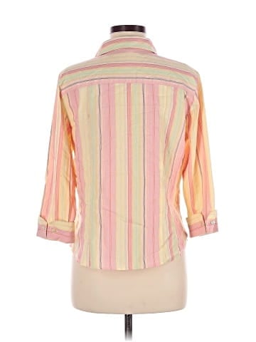 Foxcroft 3/4 Sleeve Button-Down Shirt (view 2)