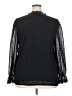 Unbranded 100% Polyester Black Long Sleeve Blouse Size 2X - photo 2