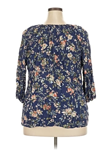 Brina & Em 3/4 Sleeve Blouse (view 2)