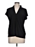 Buffalo by David Bitton Black Short Sleeve Blouse Size L - photo 1