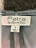 Patra 100% Polyester Silver 3/4 Sleeve Top Size 6 - photo 6