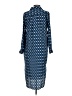 Ann Taylor 100% Polyester Blue Casual Dress Size XS - photo 2