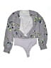 Superdown 100% Polyester Gray Kimono Size M - photo 1