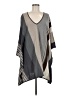 CAbi 100% Cotton Gray Poncho Size M - photo 1