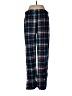 Cuddl Duds 100% Polyester Plaid Teal Casual Pants Size M - photo 2