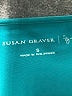 Susan Graver Teal Short Sleeve Top Size S - photo 7