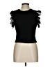 Zara Black Short Sleeve Top Size L - photo 1