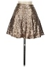 TOBI 100% Polyamide Metallic Gold Formal Skirt Size XS - photo 1